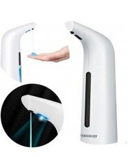 Автоматический дозатор мыла 400 мл - белый цена и информация | Набор акскссуаров для ванной | pigu.lt