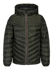 Jack & Jones striukė berniukams 12212568*02, žalia kaina ir informacija | Striukės berniukams | pigu.lt