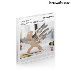 Набор ножей с деревянной подставкой Spartan InnovaGoods, 7 шт. цена и информация | Ножи и аксессуары для них | pigu.lt