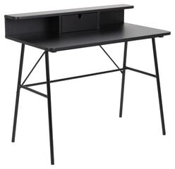 Actona компьютерный стол Pascal  чёрный цена и информация | Компьютерные, письменные столы | pigu.lt