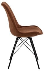 2-jų valgomojo kėdžių komplektas Eris, rudas kaina ir informacija | Virtuvės ir valgomojo kėdės | pigu.lt