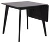 Stalas Roxby, juodas kaina ir informacija | Virtuvės ir valgomojo stalai, staliukai | pigu.lt