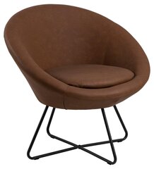 Кресло Actona Center, коричневый цвет цена и информация | Кресла в гостиную | pigu.lt