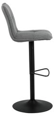 2-jų baro kėdžių komplektas Actona Hellen, pilkas kaina ir informacija | Virtuvės ir valgomojo kėdės | pigu.lt