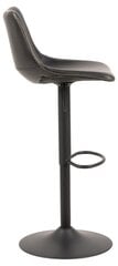 Барный стул Oregon, черный цвет цена и информация | Стулья для кухни и столовой | pigu.lt