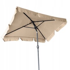 Lauko skėtis Colorado, šviesios smėlio spalvos цена и информация | Зонты, маркизы, стойки | pigu.lt