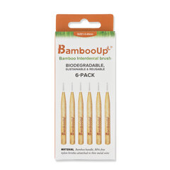 Bamboo-Up межзубные щетки N6 цена и информация | Зубные щетки, пасты | pigu.lt