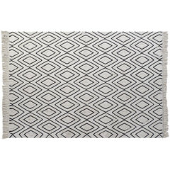 Kilimas DKD Home Decor Juoda Balta (160 x 250 x 0,7 cm) kaina ir informacija | Kilimai | pigu.lt