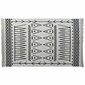 Kilimas DKD Home Decor 160 x 250 x 0,7 cm Juoda Poliesteris Balta Ikat Boho kaina ir informacija | Kilimai | pigu.lt