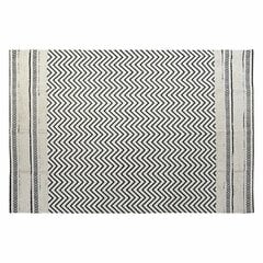 Kilimas DKD Home Decor Juoda Zigzagas Balta (160 x 226 x 0,7 cm) kaina ir informacija | Kilimai | pigu.lt