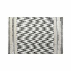 Kilimas DKD Home Decor Juoda Zigzagas Balta (120 x 180 x 0,7 cm) kaina ir informacija | Kilimai | pigu.lt