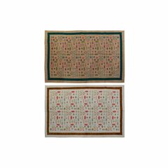 Kilimas DKD Home Decor 160 x 230 x 0,4 cm Poliesteris Balta Ikat Boho (2 vnt.) kaina ir informacija | Kilimai | pigu.lt