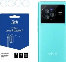 3MK kameros apsauga skirta Vivo X80 kaina ir informacija | Apsauginės plėvelės telefonams | pigu.lt