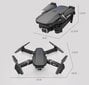 Dronas PRO Su dviem kameromis ir trimis baterijomis WIFI 250m 1800 mAh цена и информация | Dronai | pigu.lt