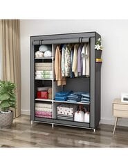 Складной шкаф - серый цена и информация | Шкафы | pigu.lt