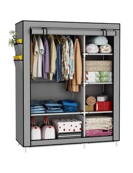 Складной шкаф - серый цена и информация | Шкафы | pigu.lt
