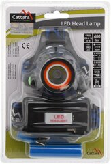 Cattara LED žibintuvėlis ant galvos цена и информация | Фонарики, прожекторы | pigu.lt