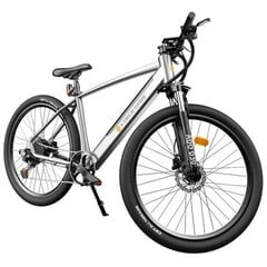 Elektrinis dviratis ADO D30, pilkas kaina ir informacija | Elektriniai dviračiai | pigu.lt