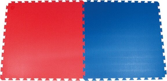 Tatamis Yate 20, 100x100 cm, raudonas/mėlynas kaina ir informacija | Kilimėliai sportui | pigu.lt