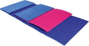 Sulankstomas kilimėlis Yate Textile, 90cm, mėlynas цена и информация | Коврики для йоги, фитнеса | pigu.lt