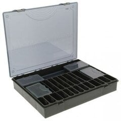 Dėžių komplektas NGT Deluxe Storage 7+1, juodas kaina ir informacija | Žvejybinės dėžės, dėklai, kuprinės | pigu.lt