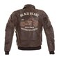 Vyriškas odinis švarkas W-TEC Black Heart Bomber - Vintage Brown 6XL kaina ir informacija | Moto striukės | pigu.lt