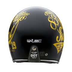 Motociklininko šalmas W-TEC Café Racer - Black S(55-56) kaina ir informacija | Moto šalmai | pigu.lt
