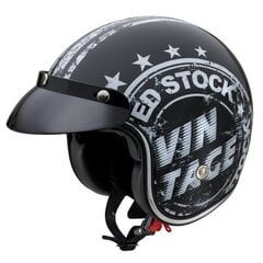 Motociklininko šalmas W-TEC Café Racer - Black S(55-56) цена и информация | Шлемы для мотоциклистов | pigu.lt
