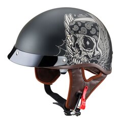 Motociklininko šalmas W-TEC Black Heart Longroad - Wings Skull S(55-56) цена и информация | Шлемы для мотоциклистов | pigu.lt