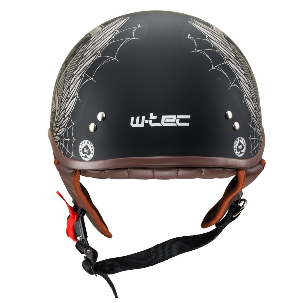 Motociklininko šalmas W-TEC Black Heart Longroad - Wings Skull XL (61-62) цена и информация | Moto šalmai | pigu.lt