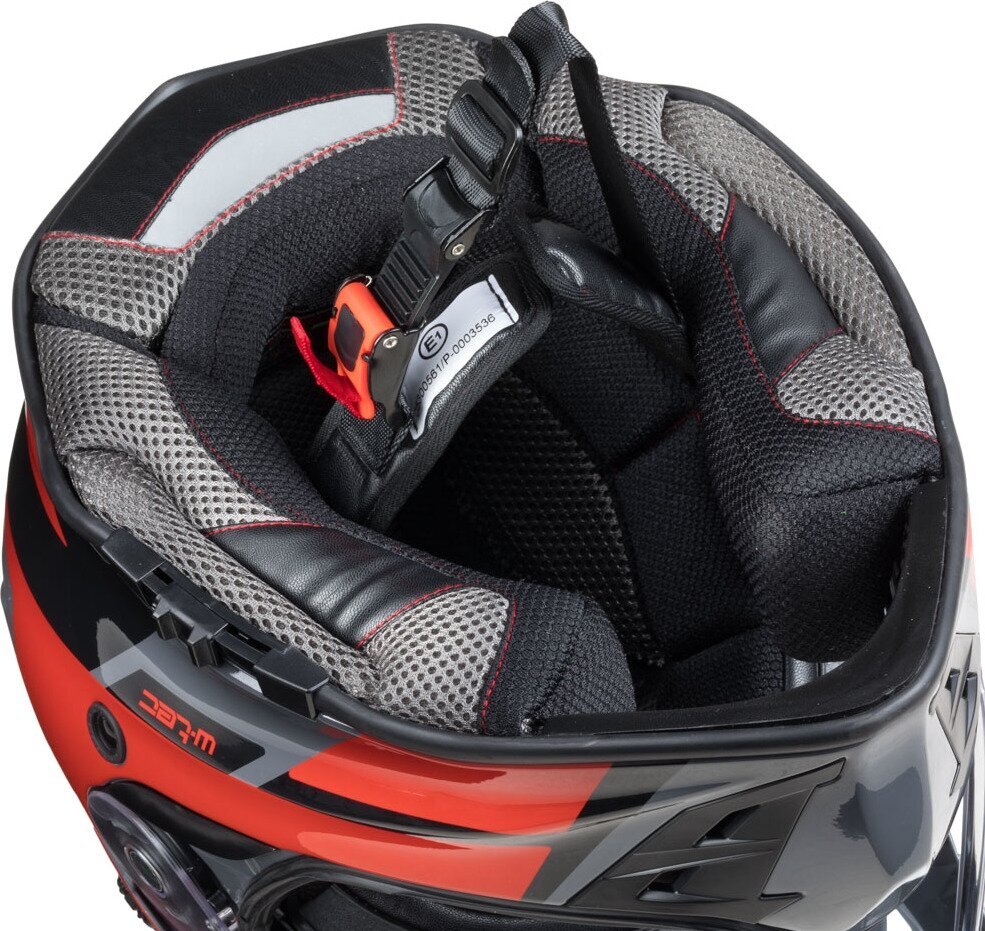 Motociklininko šalmas W-TEC V331 PR Graphic - Shady Grey XS (53-54) kaina ir informacija | Moto šalmai | pigu.lt