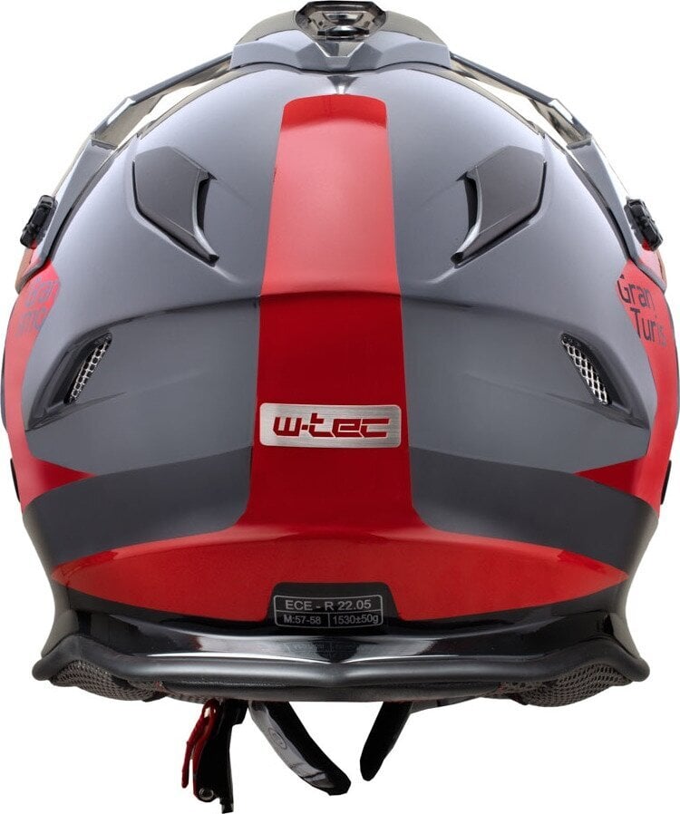 Motociklininko šalmas W-TEC V331 PR Graphic - Red-Grey XS (53-54) цена и информация | Moto šalmai | pigu.lt