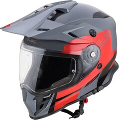 Motociklininko šalmas W-TEC V331 PR Graphic - Red-Grey XS (53-54) kaina ir informacija | Moto šalmai | pigu.lt