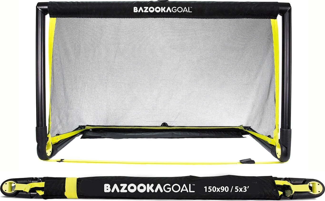 Mobilūs futbolo vartai Bazooka, 150x90cm kaina ir informacija | Futbolo vartai ir tinklai | pigu.lt