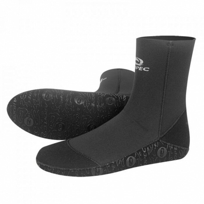 Neopreninės kojinės vandens sportui Aropec Tex, juodos kaina ir informacija | Kitos nardymo prekės | pigu.lt