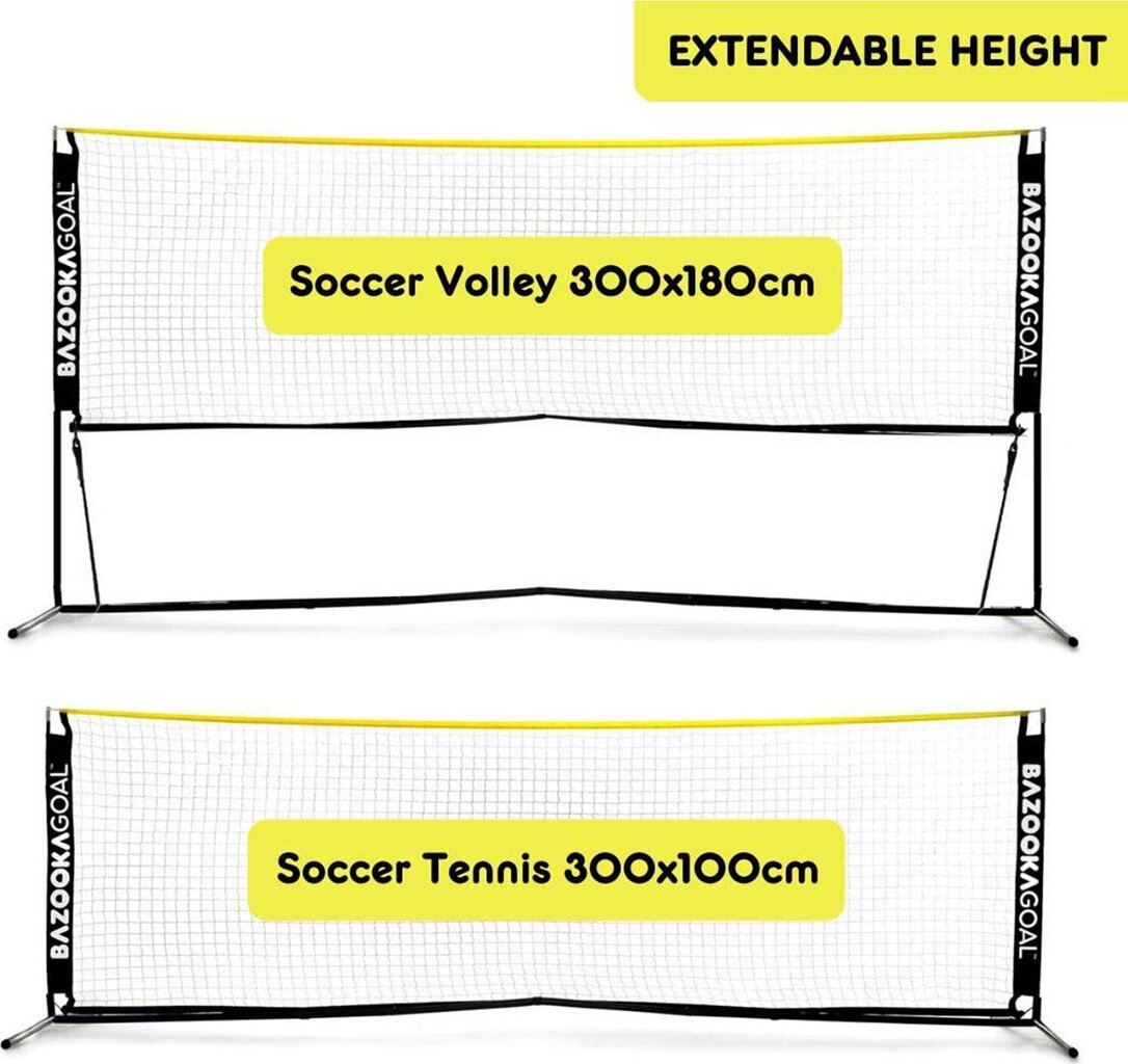 Teniso tinklas Bazooka kaina ir informacija | Lauko teniso prekės | pigu.lt
