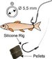 Masalo fiksatoriai Extra Carp, 5,5 mm, 18 vnt. kaina ir informacija | Kiti žvejybos reikmenys | pigu.lt