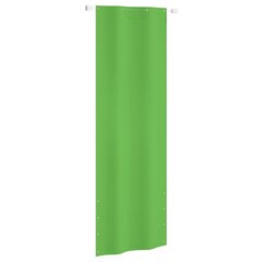vidaXL Balkono pertvara, šviesiai žalia, 80x240cm, oksfordo audinys цена и информация | Зонты, маркизы, стойки | pigu.lt