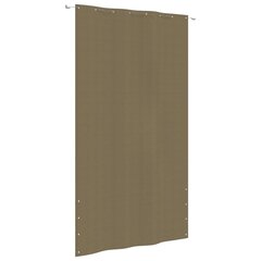 vidaXL Balkono pertvara, taupe spalvos, 160x240cm, oksfordo audinys цена и информация | Зонты, маркизы, стойки | pigu.lt