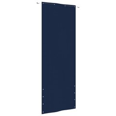 vidaXL Balkono pertvara, mėlynos spalvos, 80x240cm, oksfordo audinys цена и информация | Зонты, маркизы, стойки | pigu.lt