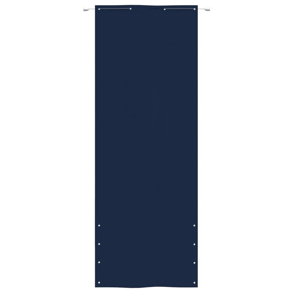 vidaXL Balkono pertvara, mėlynos spalvos, 80x240cm, oksfordo audinys kaina ir informacija | Skėčiai, markizės, stovai | pigu.lt