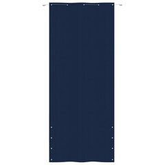 vidaXL Balkono pertvara, mėlynos spalvos, 100x240cm, oksfordo audinys цена и информация | Зонты, маркизы, стойки | pigu.lt