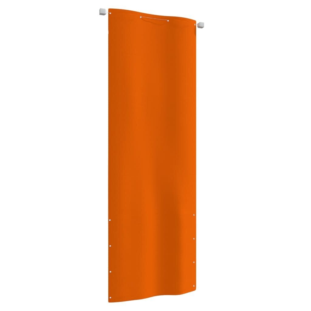 vidaXL Balkono pertvara, oranžinės spalvos, 80x240cm, oksfordo audinys цена и информация | Skėčiai, markizės, stovai | pigu.lt