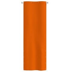 vidaXL Balkono pertvara, oranžinės spalvos, 80x240cm, oksfordo audinys цена и информация | Зонты, маркизы, стойки | pigu.lt