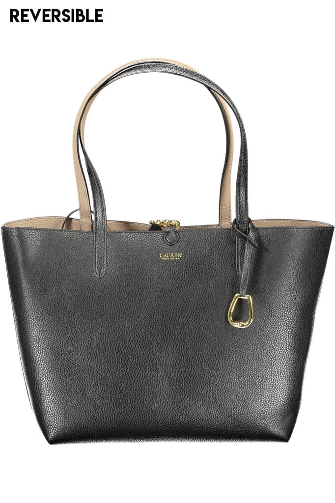 Rankinė moterims Ralph Lauren 431795329001_BLK/TAUPE_UNI kaina ir informacija | Moteriškos rankinės | pigu.lt