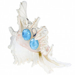Lampglas Серьги Gentle Blue Lace из жемчуга Lampglas с чистым серебром EP4 цена и информация | Серьги | pigu.lt