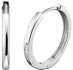 Серебряные серьги - кольца Engelsrufer «Лиза» ERE-LISA-CR цена и информация | Серьги | pigu.lt