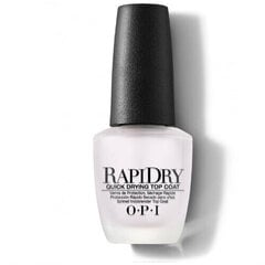 Greitinantis lakas spalvotam lakui džiūti Opi Top Coat Matte, 15 ml kaina ir informacija | Nagų lakai, stiprintojai | pigu.lt