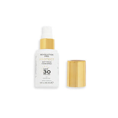 Makiažo fiksavimo purškiklis Revolution PRO SPF 30 Protect Soft Focus Fixing Spray, 50 ml kaina ir informacija | Makiažo pagrindai, pudros | pigu.lt