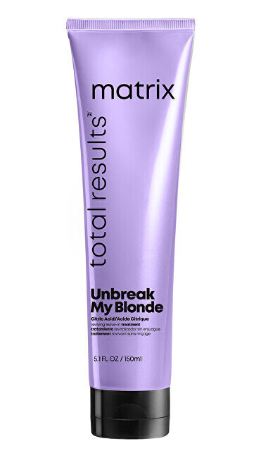 Plaukų priežiūros priemonė Matrix Total Results Unbreak My Blonde Leave-In Treatment, 150ml kaina ir informacija | Priemonės plaukų stiprinimui | pigu.lt